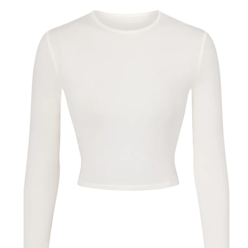 Vintage cropped long sleeve t-shirt